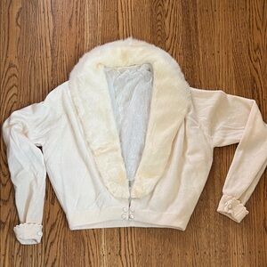 Hadley Cashmere Fur Collar Jacket